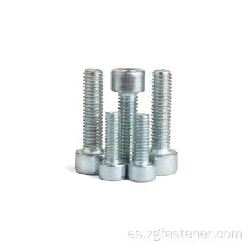 DIN 912 Grado 8.8 Tornillo de zinc blanco azul Tornillo DIN912